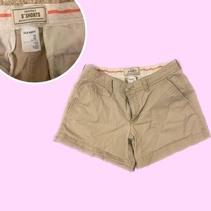 Old Navy Low Rise Khaki Shorts